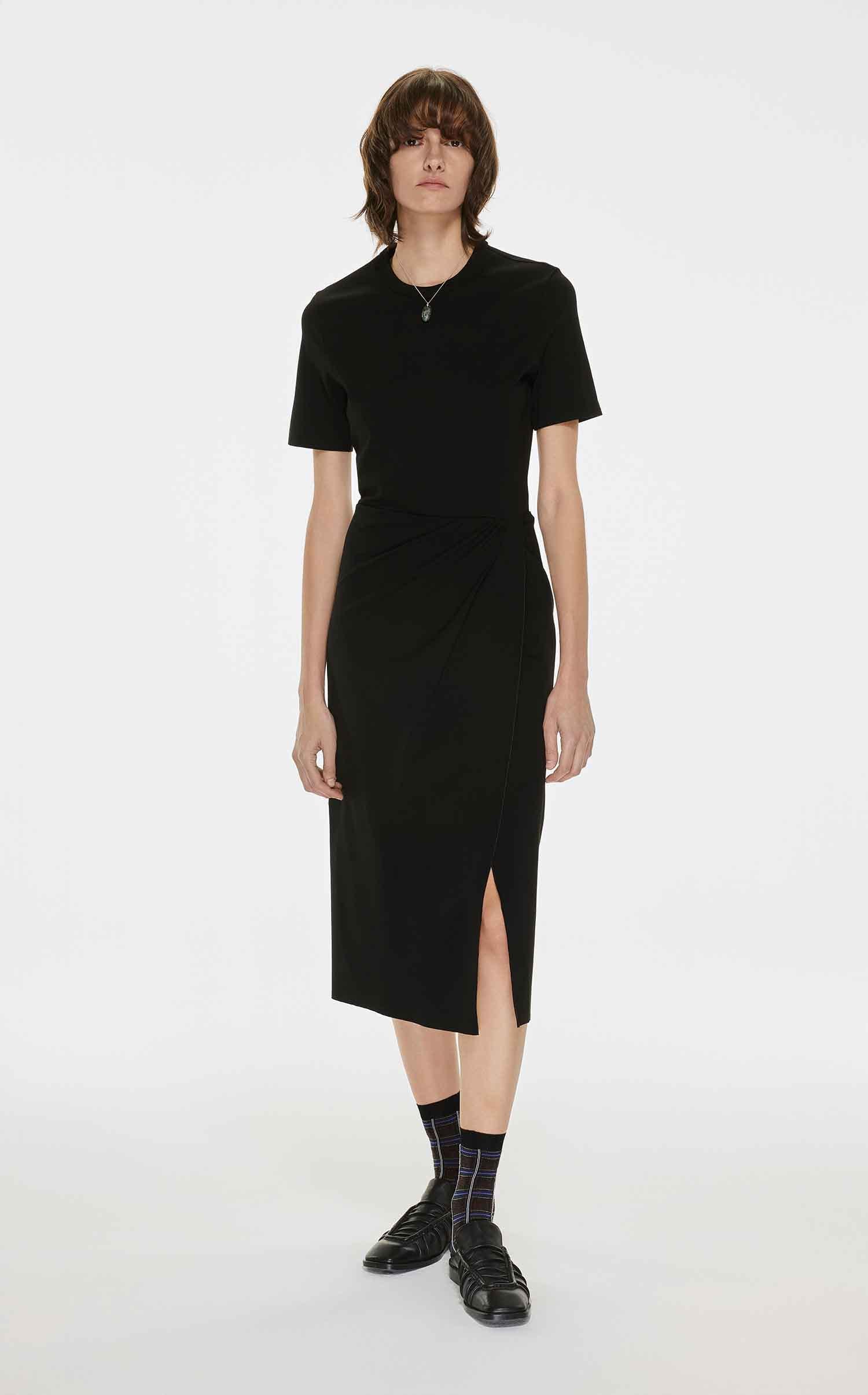 Dresses / JNBY Solid Short Sleeve Dress