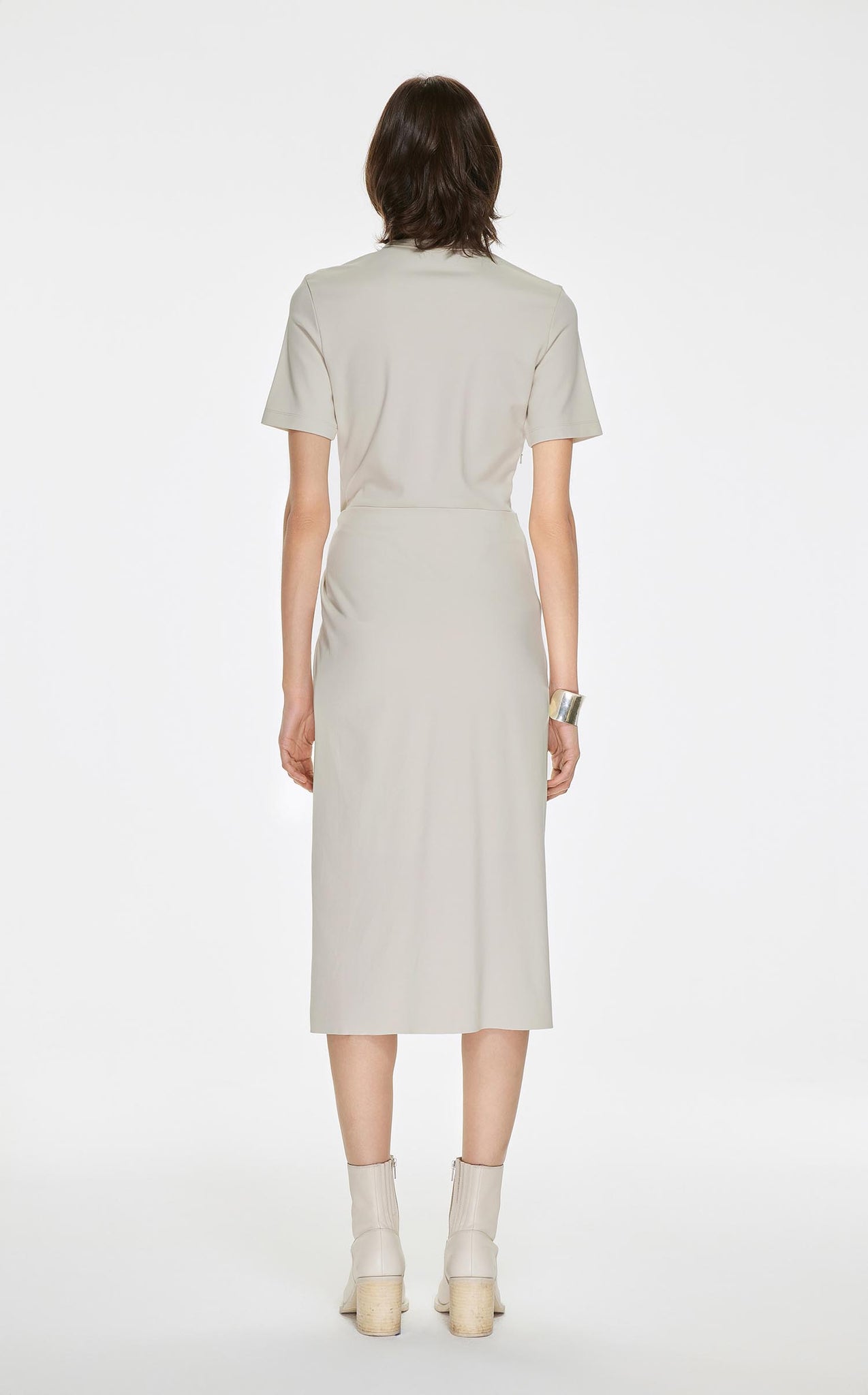 Dresses / JNBY Solid Short Sleeve Dress