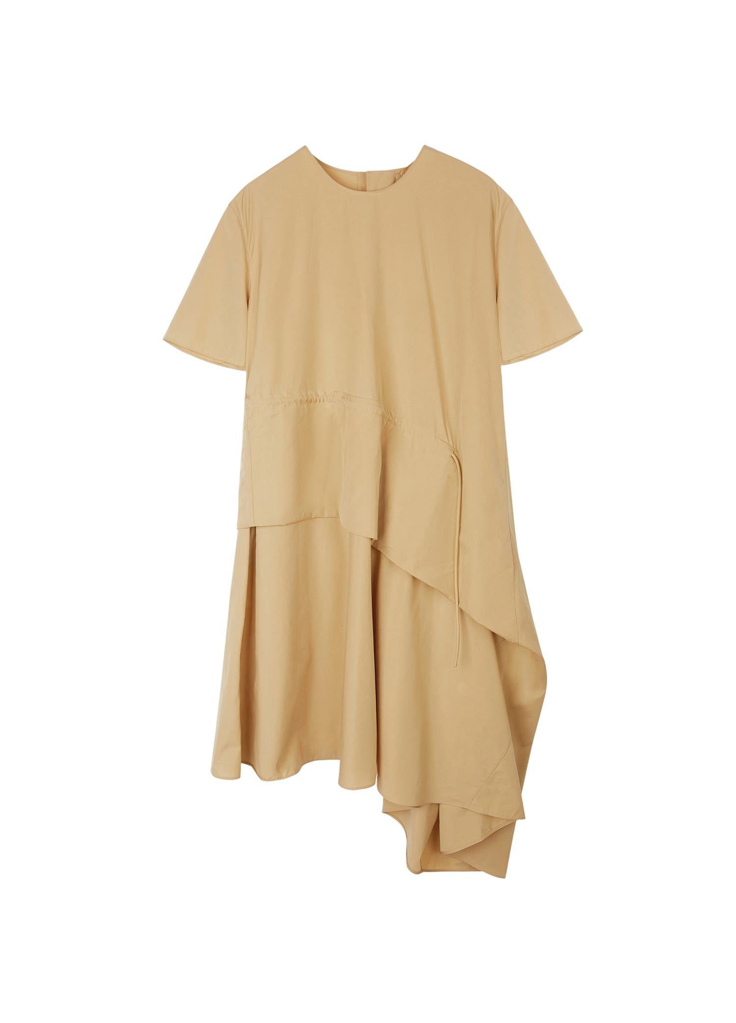 Dresses / JNBY Crewneck Layered Short Sleeve Dress (100% Cotton)