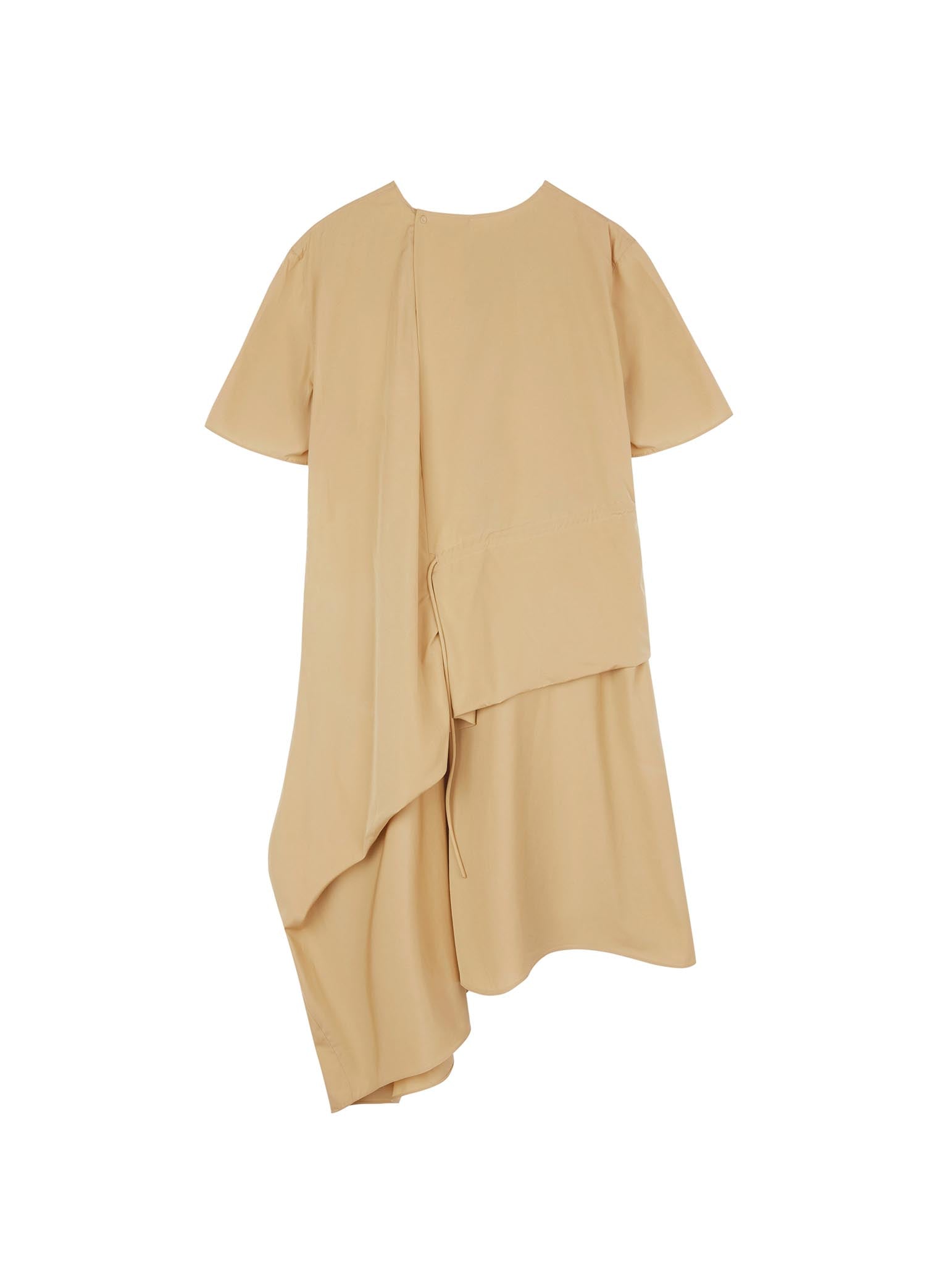 Dresses / JNBY Crewneck Layered Short Sleeve Dress (100% Cotton)