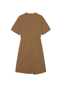 Dresses / JNBY Front Knot Short Sleeve Dress (100% Cotton)