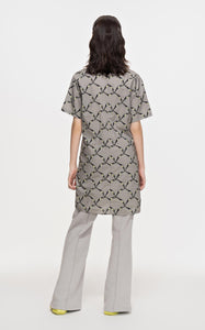 Dresses / JNBY Full Print Short Sleeve Dress (100% Cotton)