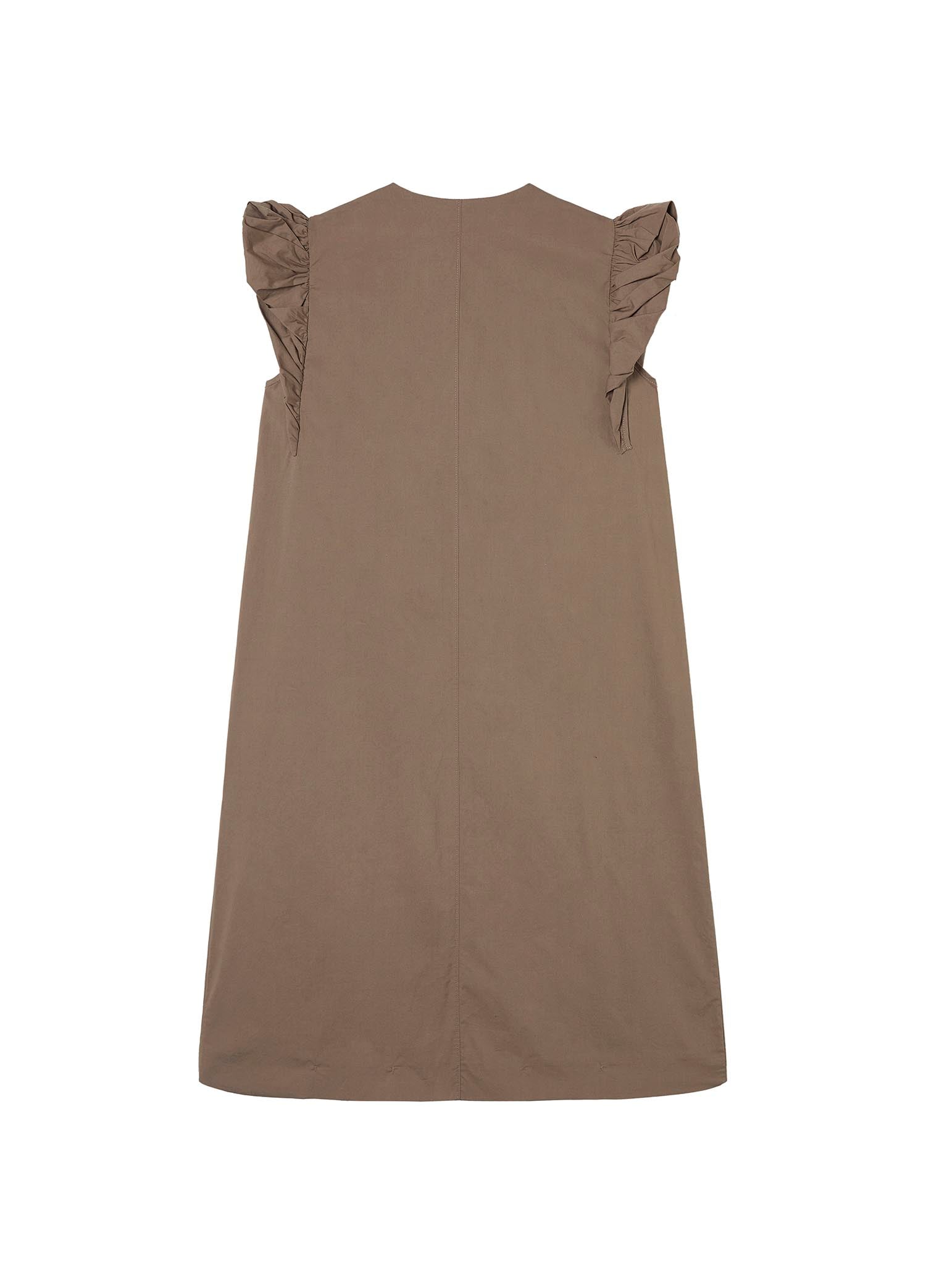 Dresses / JNBY Solid Zip-Up Sleeveless Dress (100% Cotton)