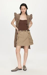 Dresses / JNBY Solid Zip-Up Sleeveless Dress (100% Cotton)