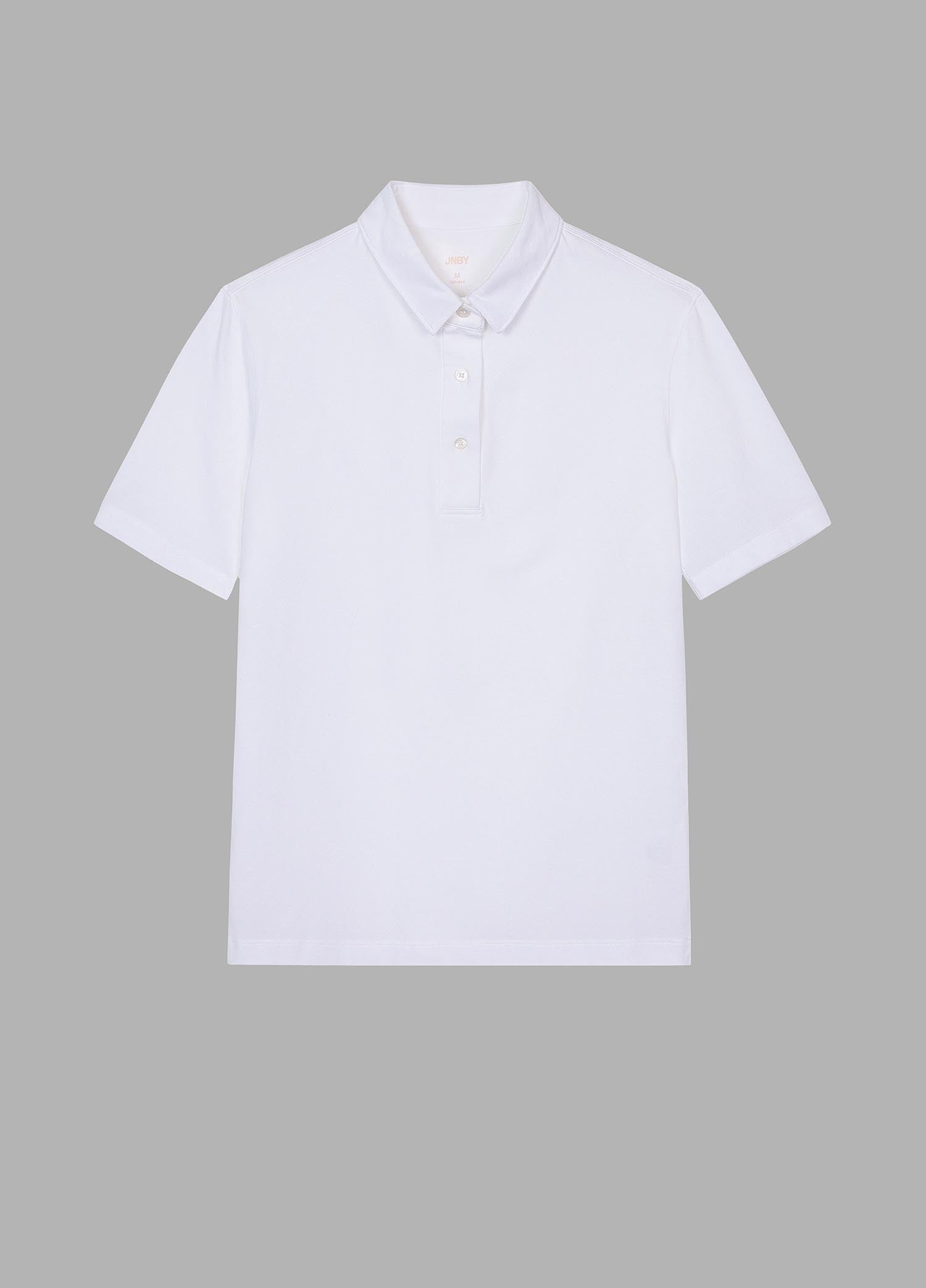 T-Shirt / JNBY Solid Short Sleeve Polo Shirt