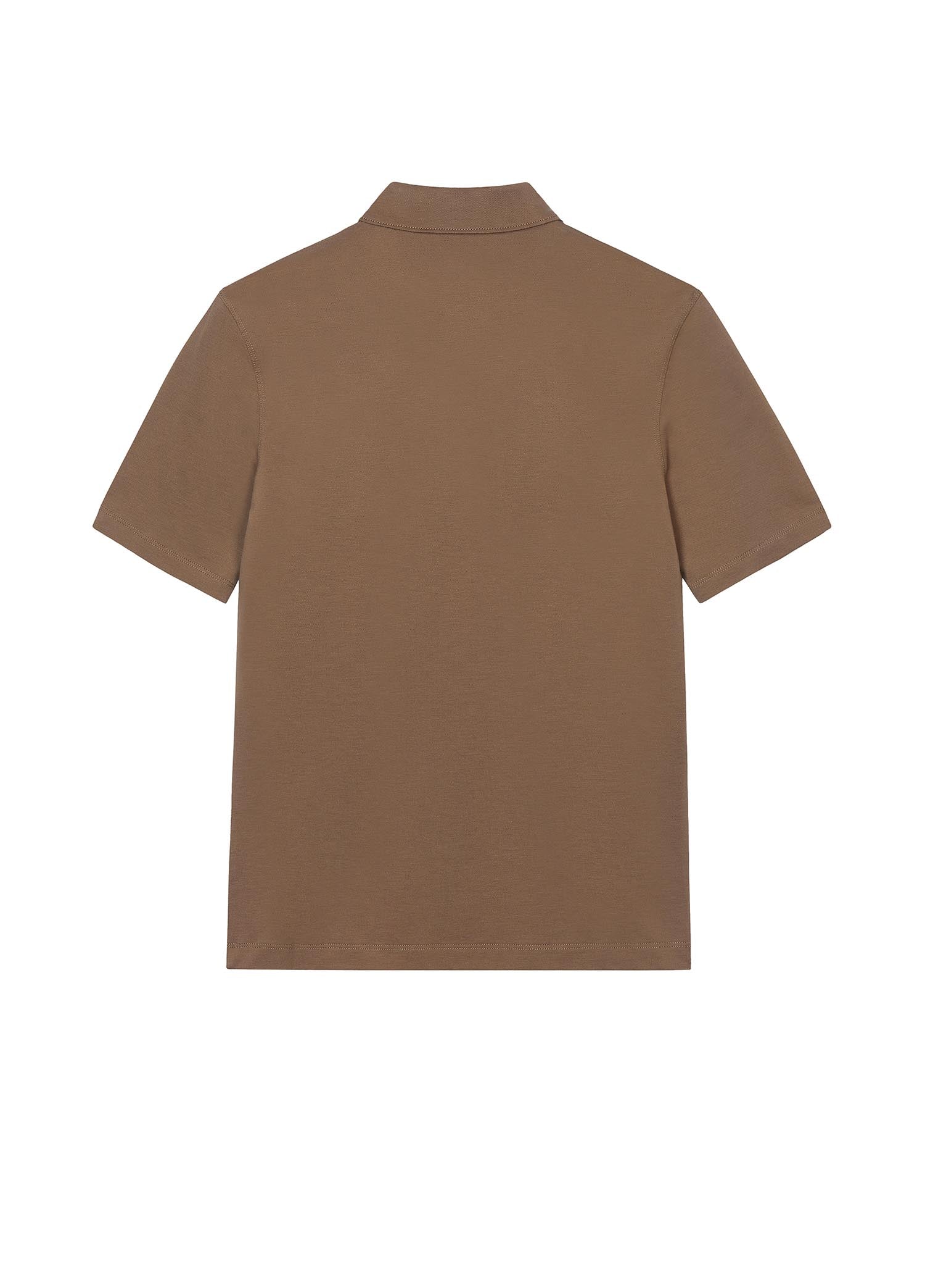 T-Shirt / JNBY Solid Short Sleeve Polo Shirt