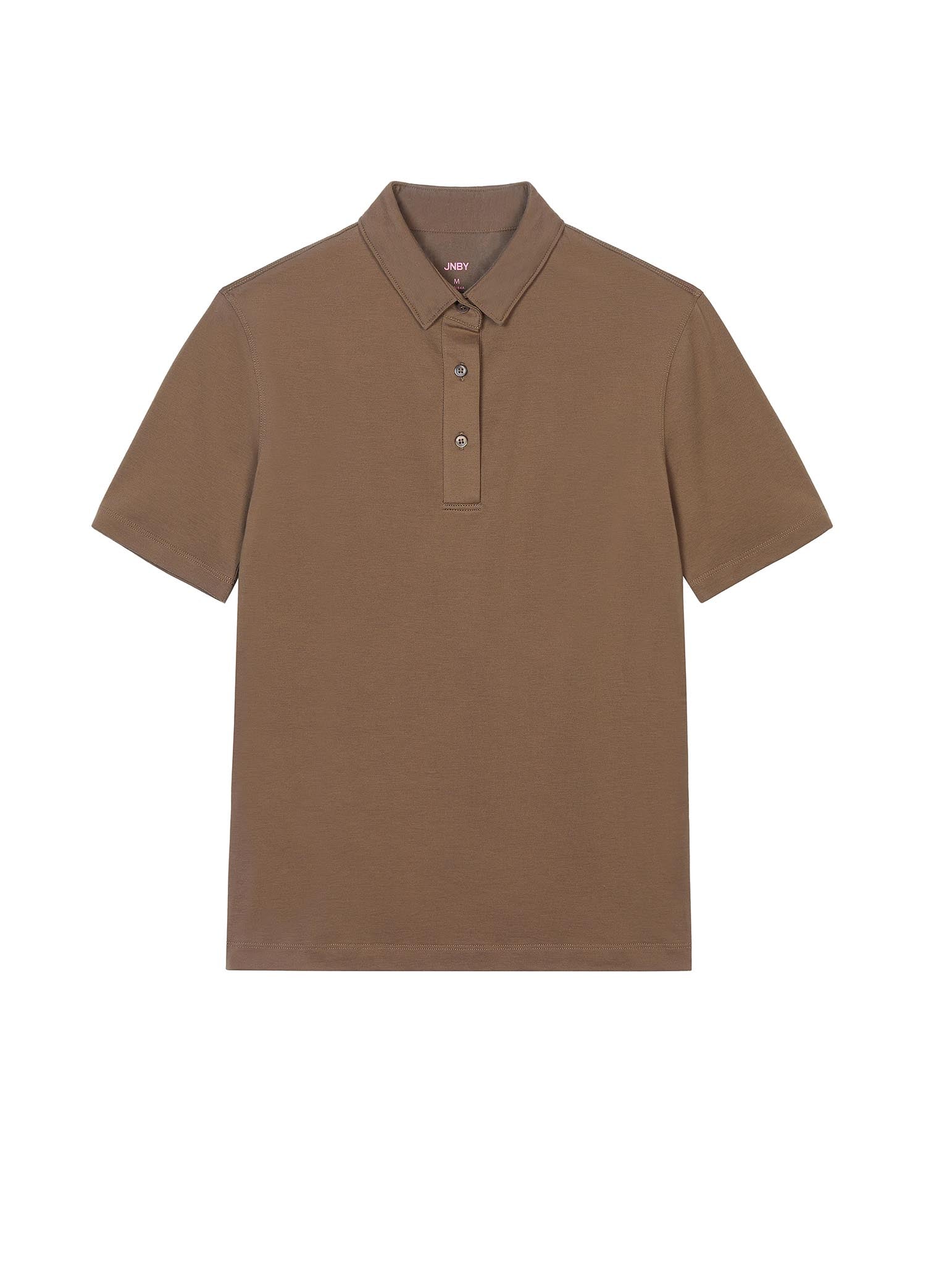 T-Shirt / JNBY Solid Short Sleeve Polo Shirt