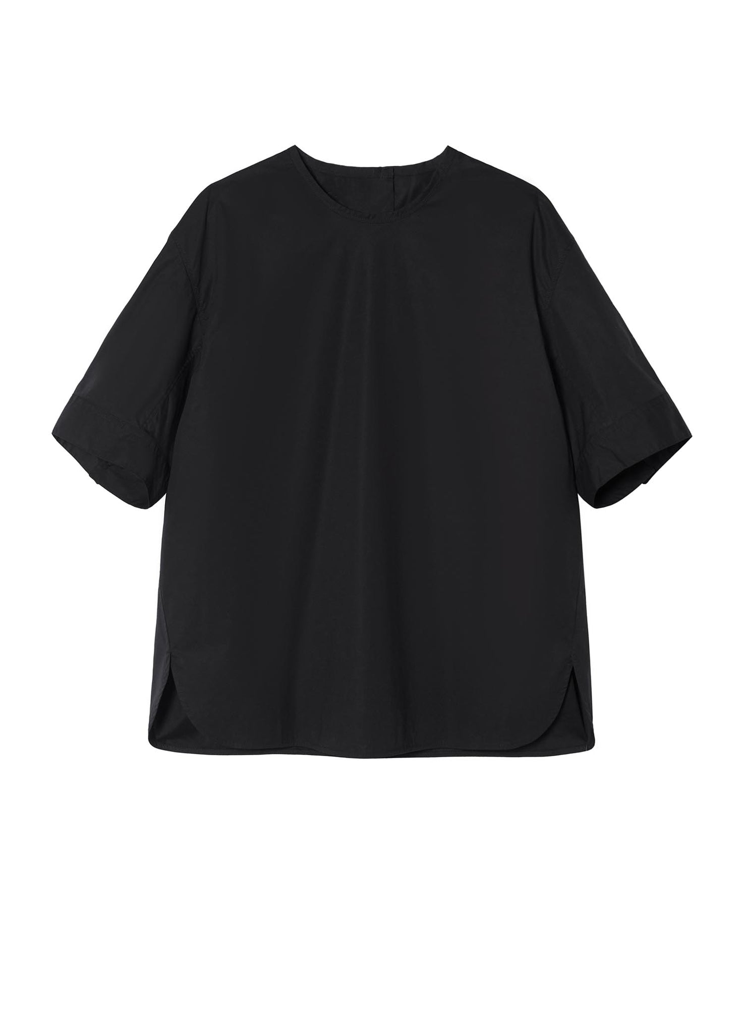 Shirt / JNBY Loose Fit Solid Crewneck Short Sleeve Top