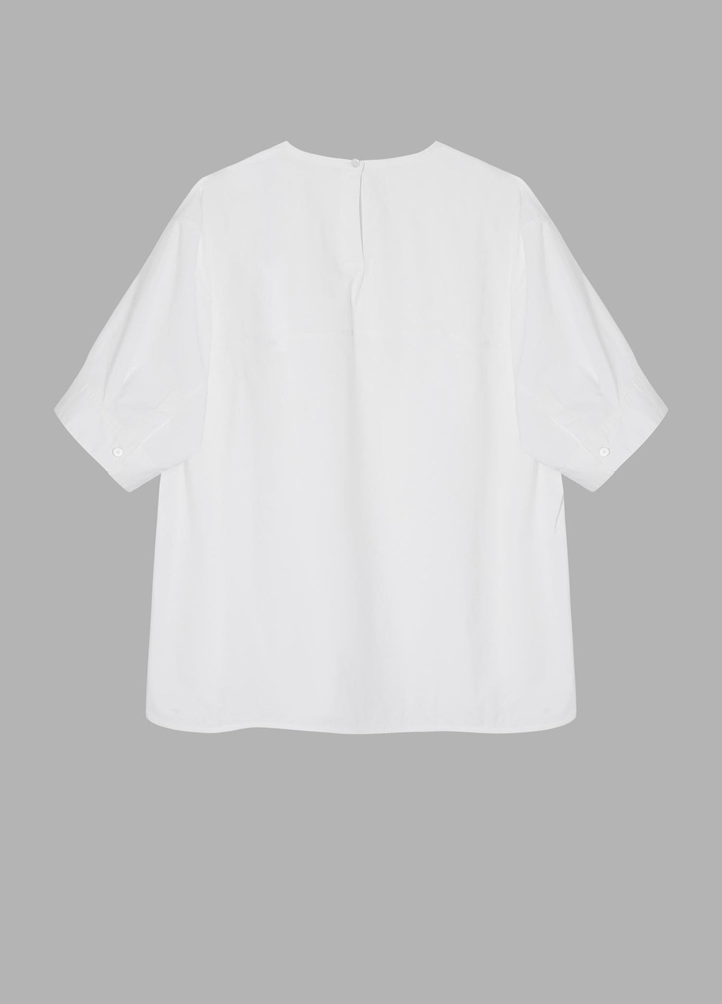 Shirt / JNBY Loose Fit Solid Crewneck Short Sleeve Top