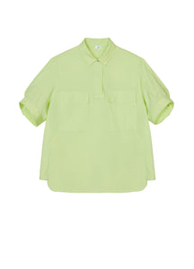 Shirt / JNBY Solid Short Sleeve Shirt