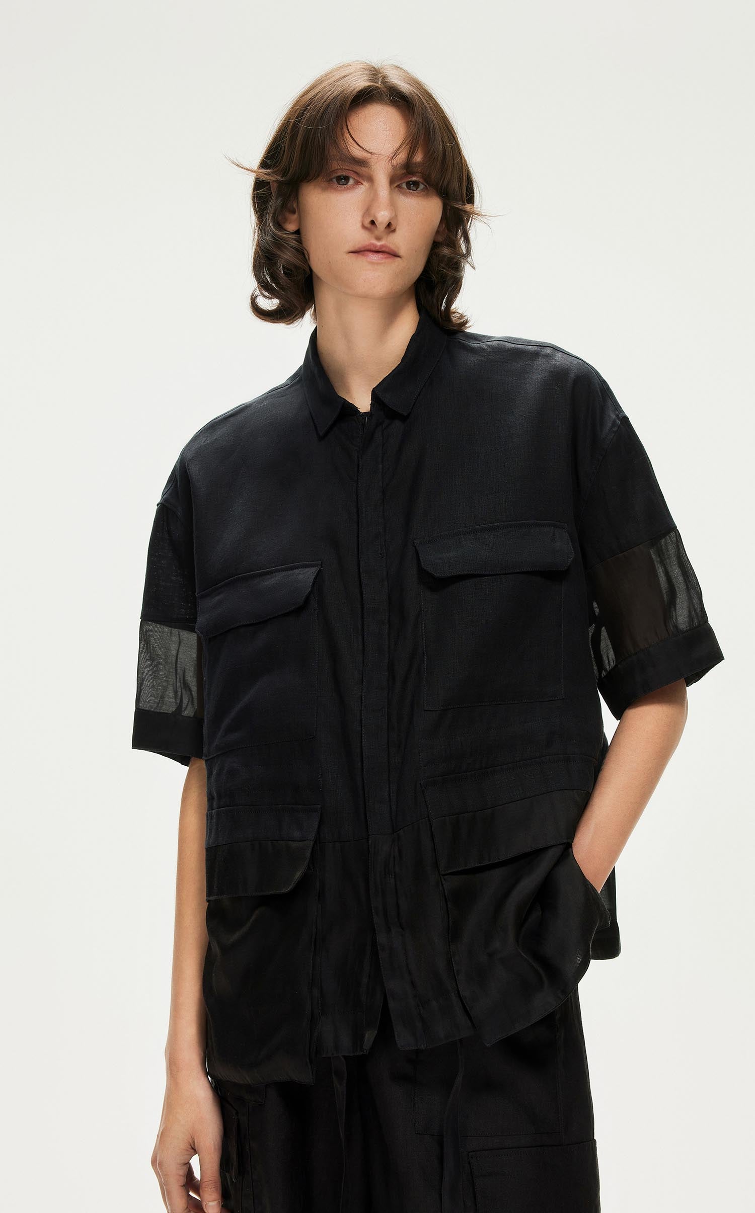 Jacket / JNBY Loose Fit Solid Jacket