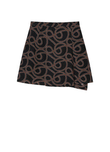 Skirt / JNBY Linen Print Skirt（Black Friday Flash Sale)