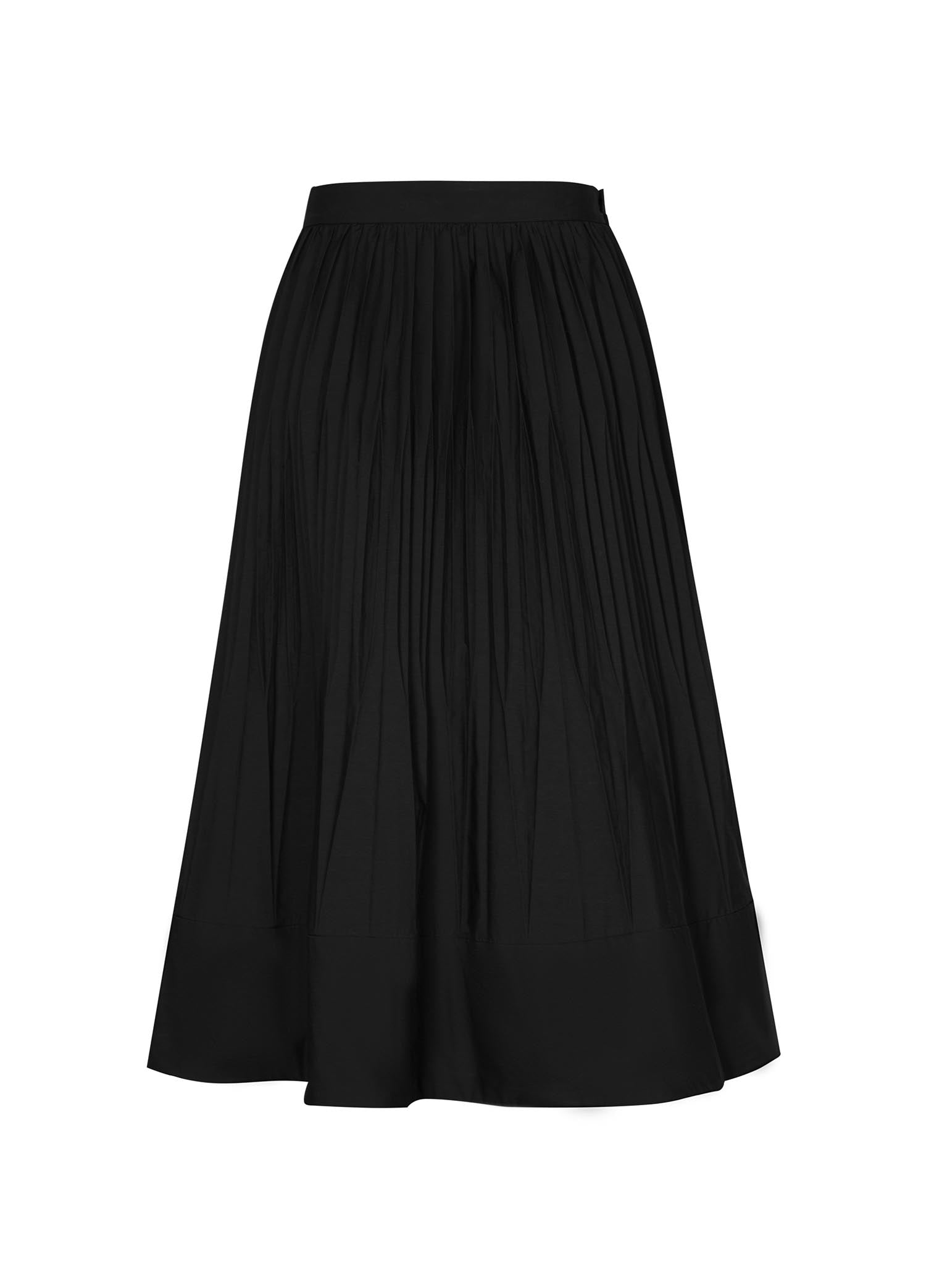 Skirt / JNBY Elasticated Waist Pleated Maxi Skirt