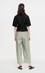 Pants / JNBY Solid Elasticate Waistband Trousers (Cotton 100%)