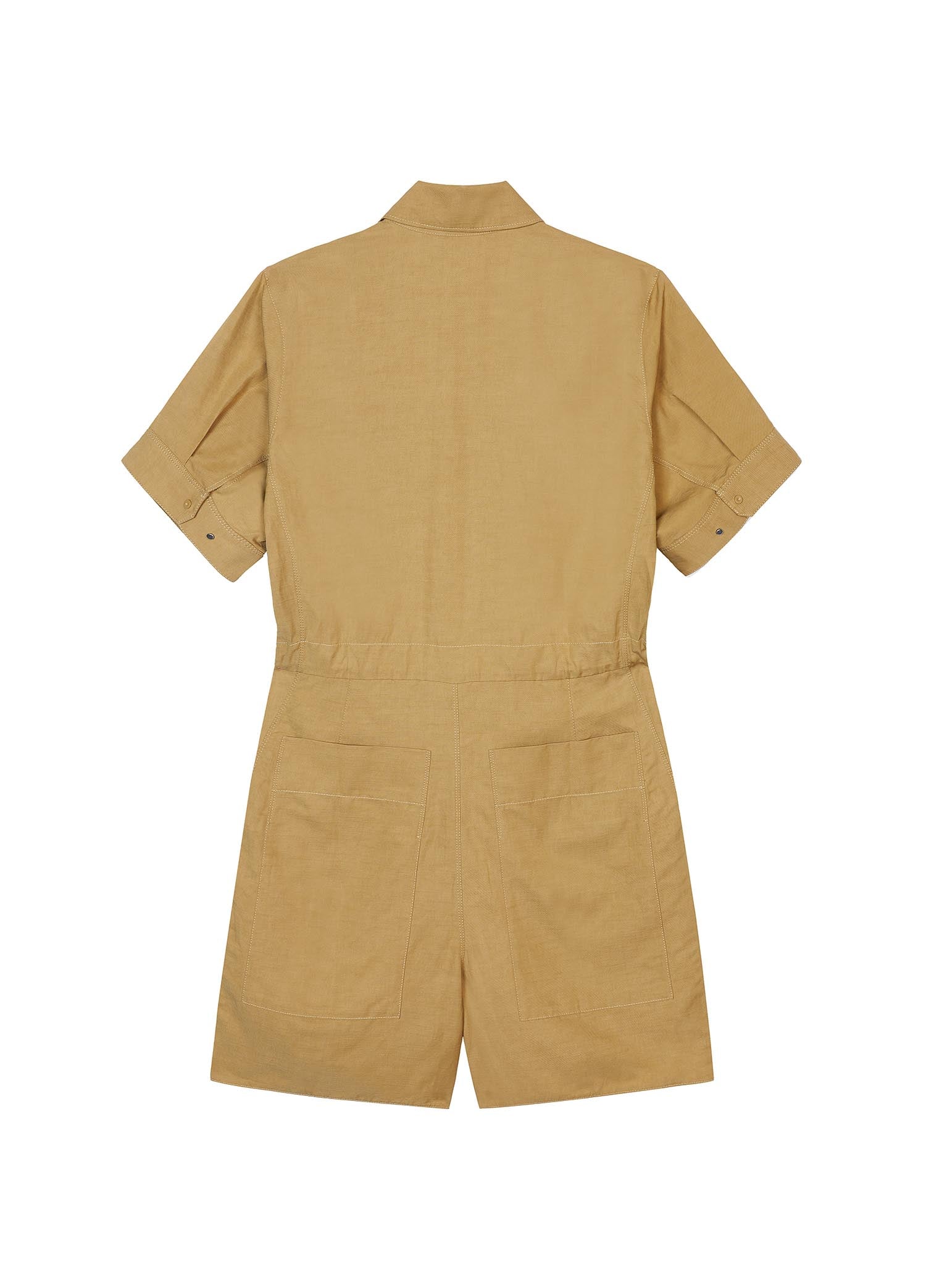 Jumpsuits / JNBY Solid Short Sleeve Jumpsuit