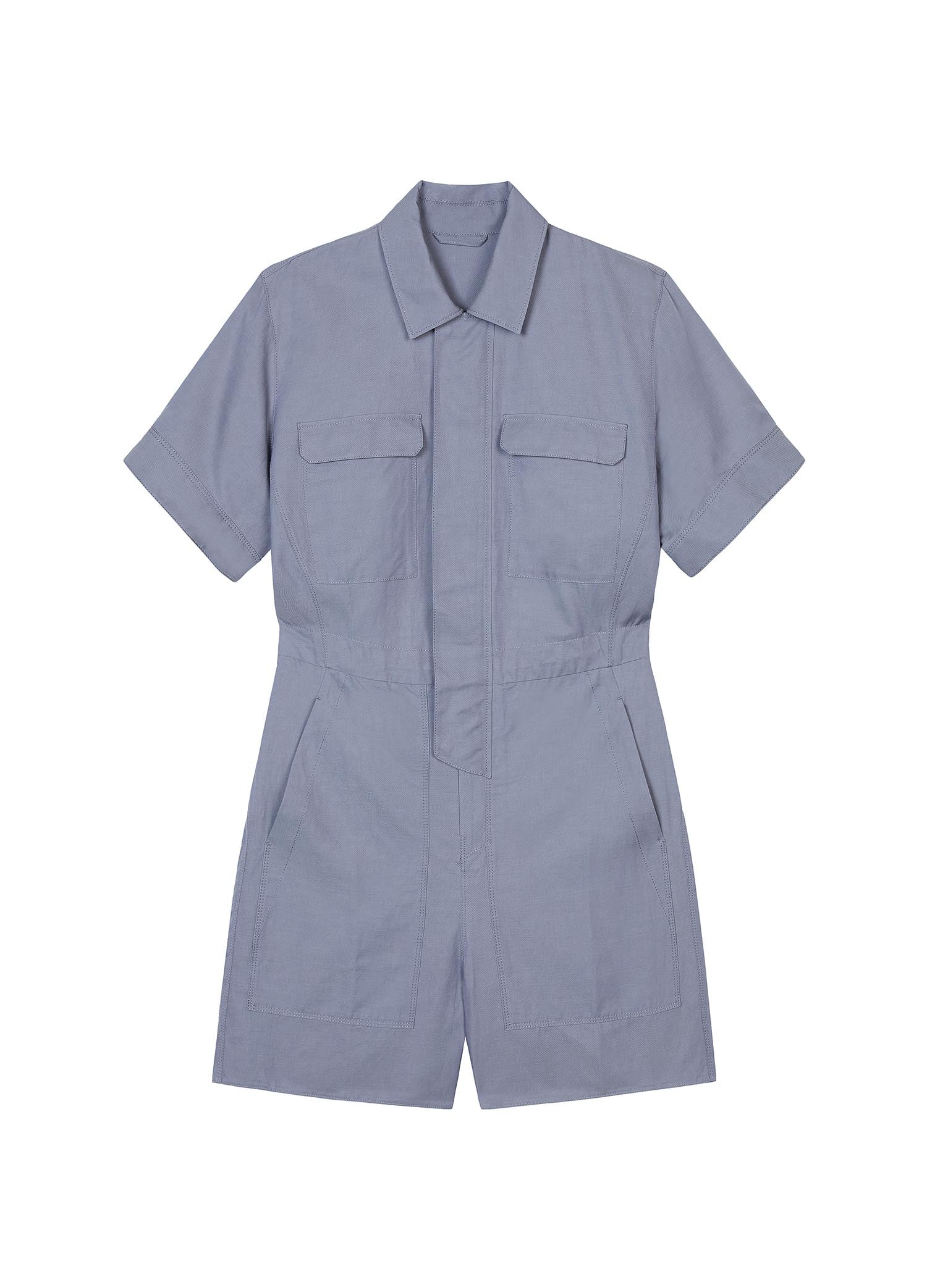 Jumpsuits / JNBY Solid Short Sleeve Jumpsuit