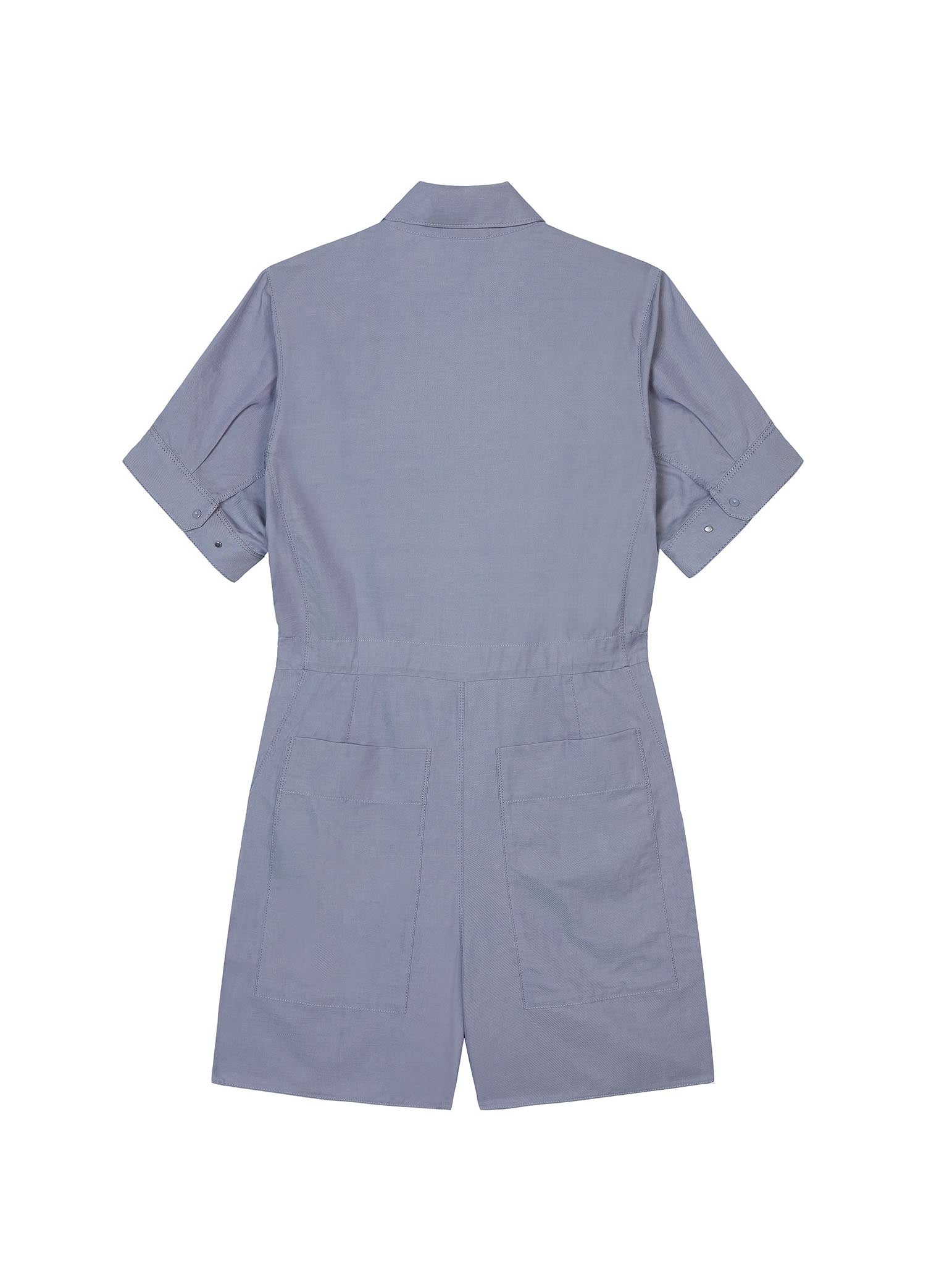 Jumpsuits / JNBY Solid Short Sleeve Jumpsuit