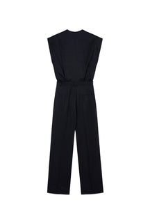 Jumpsuits / JNBY Slim Fit Solid Sleeveless Jumpsuits
