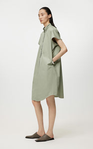 Dresses / JNBY Oversize Solid Short Sleeve Dress (100% Cotton)