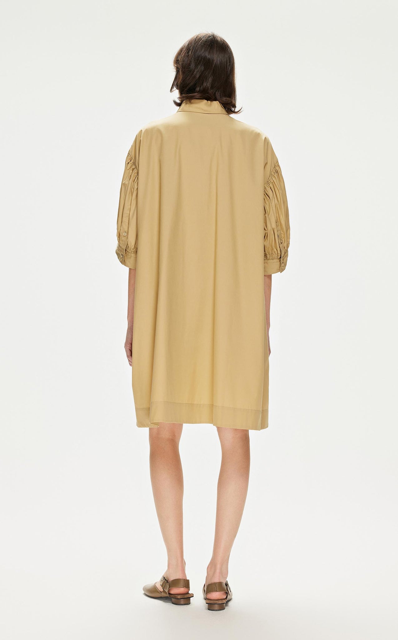 Dresses / JNBY Loose Fit Short Sleeve Dress (100% Cotton)