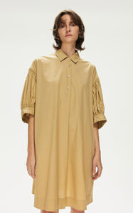 Dresses / JNBY Loose Fit Short Sleeve Dress (100% Cotton)