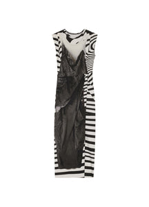 Dresses / JNBY Washed-Denim-Print Sleeveless Dress