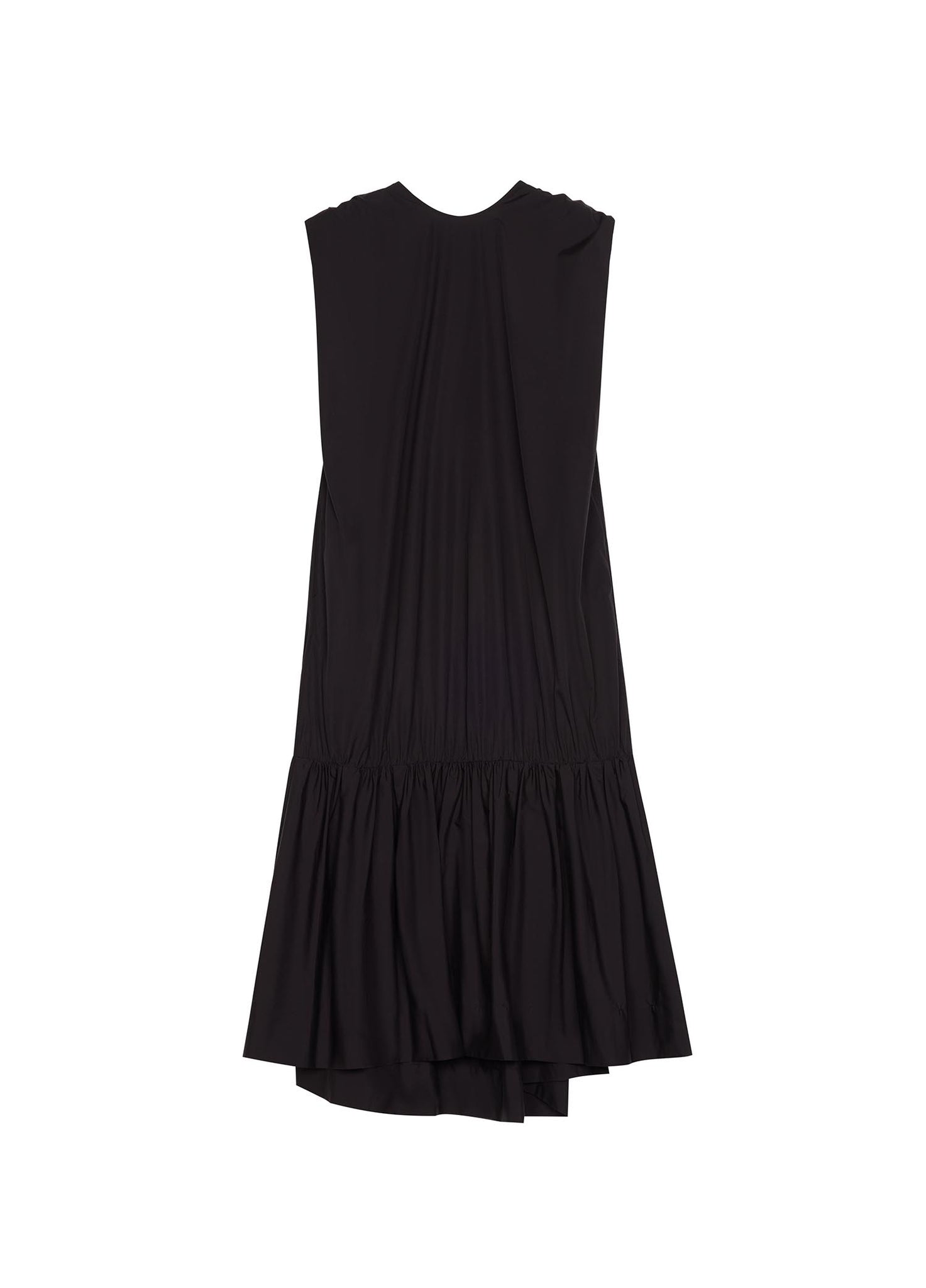 Dresses / JNBY Solid Pleated Sleeveless Dress (100% Cotton)