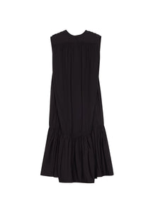 Dresses / JNBY Solid Pleated Sleeveless Dress (100% Cotton)