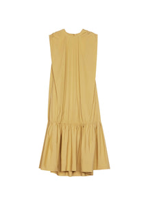 Dresses / JNBY Solid Pleated Sleeveless Dress (100% Cotton)