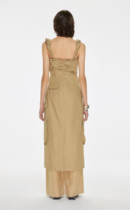 Dresses / JNBY Large Pocket Strappy Dress (100% Cotton)