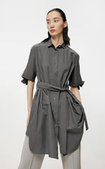 Dresses / JNBY Loose Fit Mid-Sleeve Dress (100% Cotton)