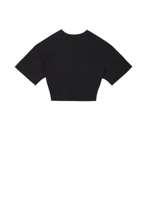 T-shirt / JNBY Round Neck Gathered Waist short-sleeved Printed T-shirt(100% cotton)