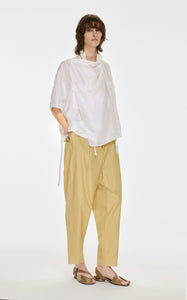 Pants / JNBY Loose Fit Conical Casual Pants(100% cotton）