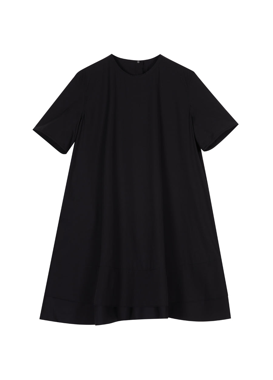 Dress / JNBY Oversize Round neck Short-sleeved Dress(100% cotton)