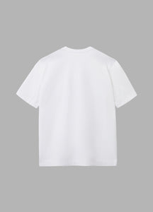 T-Shirt / JNBY Crewneck Manuscript Print Short Sleeve T-Shirt (100% Cotton)