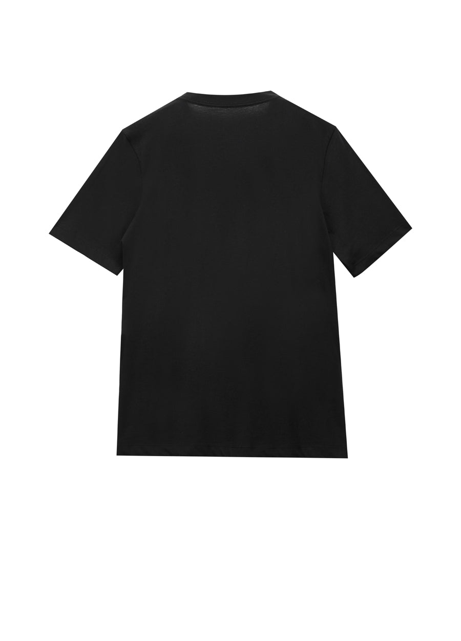 T-shirt/JNBY Stitching Mesh Pinched T-shirt(100% Cotton)