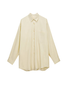 Shirt / JNBY Loose Fit  Long-sleeved Shirt (73% mulberry silk)