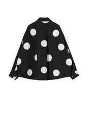 Shirt / JNBY Polka Dot Loose Fit  H-shape Shirt(100% cotton)