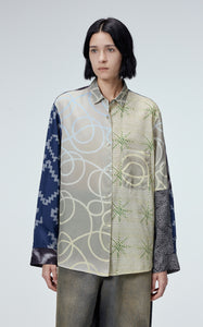 Shirt / JNBY Silk Gradient Print Long-sleeved  Shirt