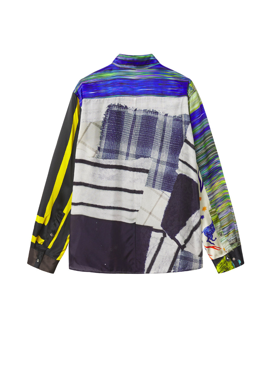 Shirt / JNBY Silk Gradient Print Long-sleeved  Shirt