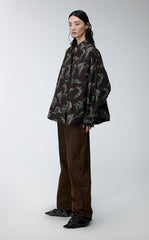 Shirt / JNBY Windblown Rabbit  Cotton Oversize Print Shirt(100% cotton)