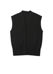 Vest / JNBY Long-staple Cotton V-neck Vest   (100% cotton)