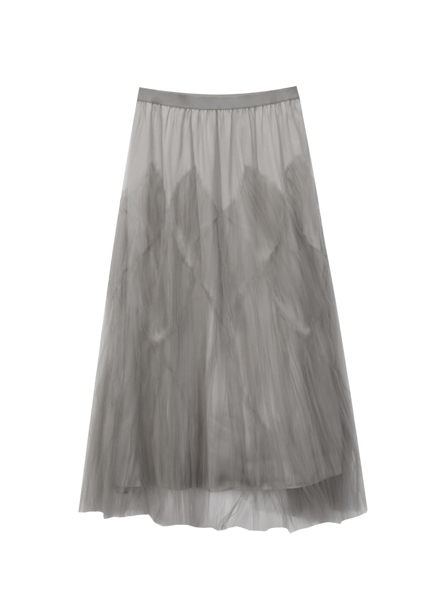 Skirt / JNBY Retro Tulle A-line Skirt