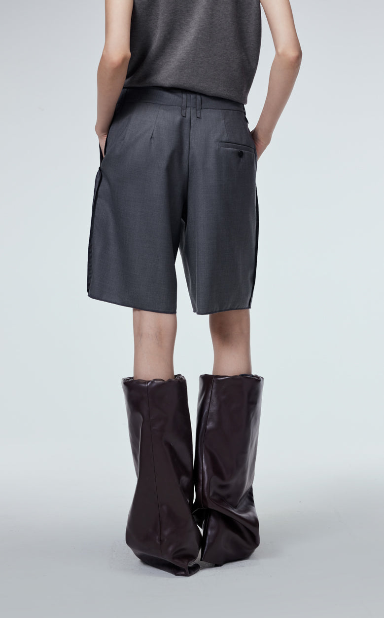 Pants / JNBY Suit Shorts Loose Wide-Leg Casual Pants(100% wool)