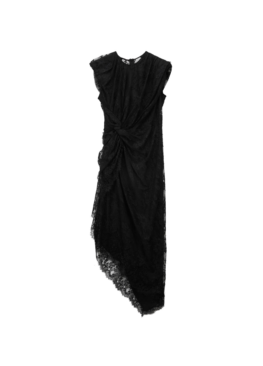 Dress / JNBY Slim Fit Short-sleeve Lace Dress