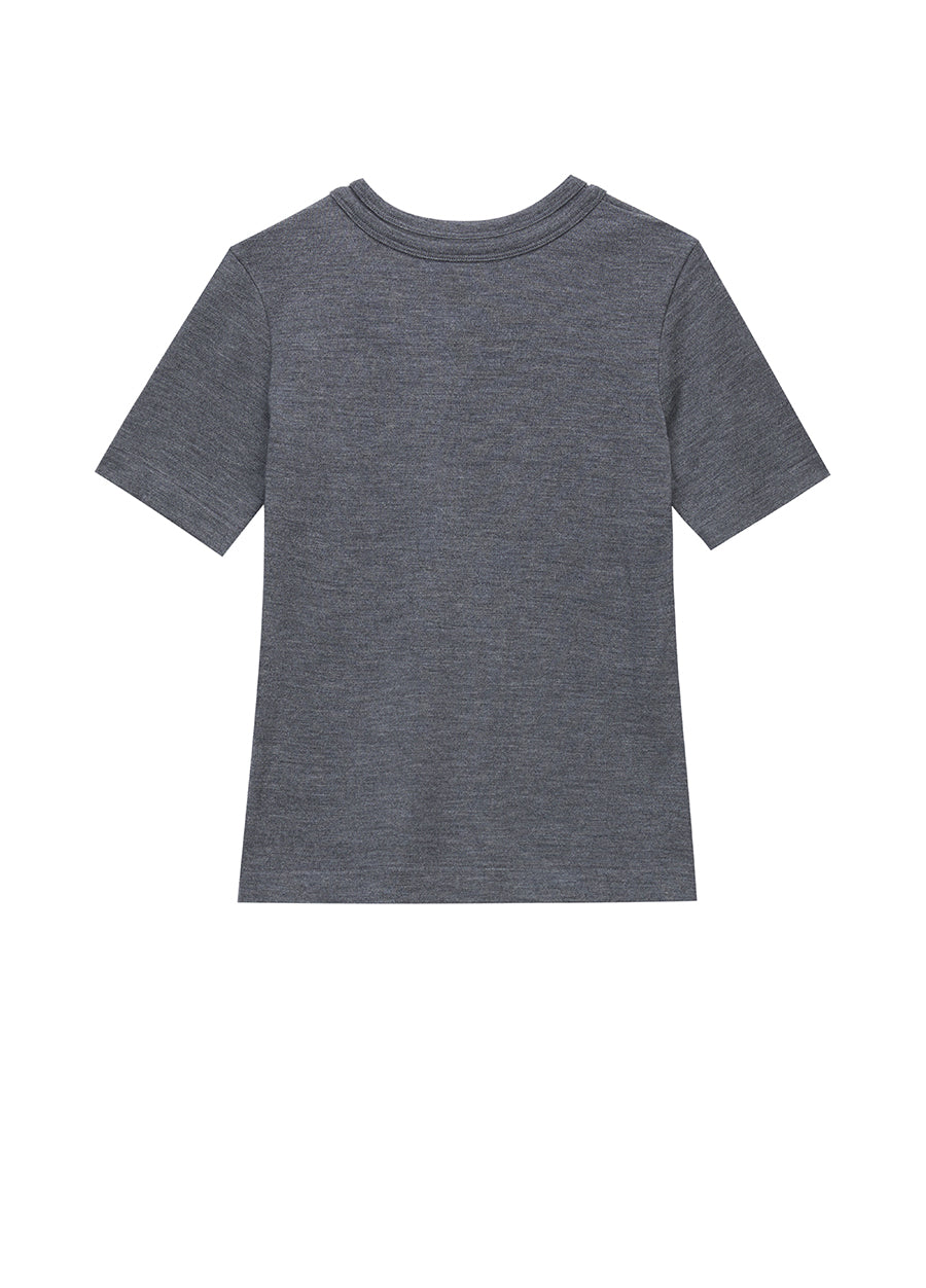 T-shirt / JNBY Round Neck Wool T-shirt