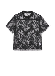 T-shirt / JNBY Round Neck Lace T-shirt