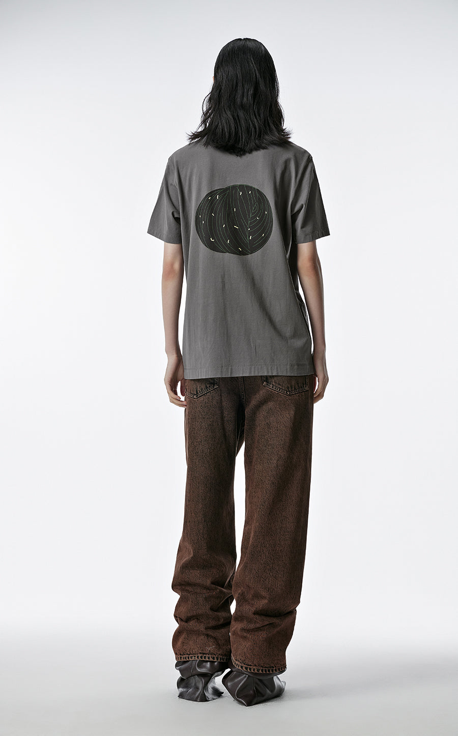 T-shirt / JNBY Round Neck Cotton T-shirt