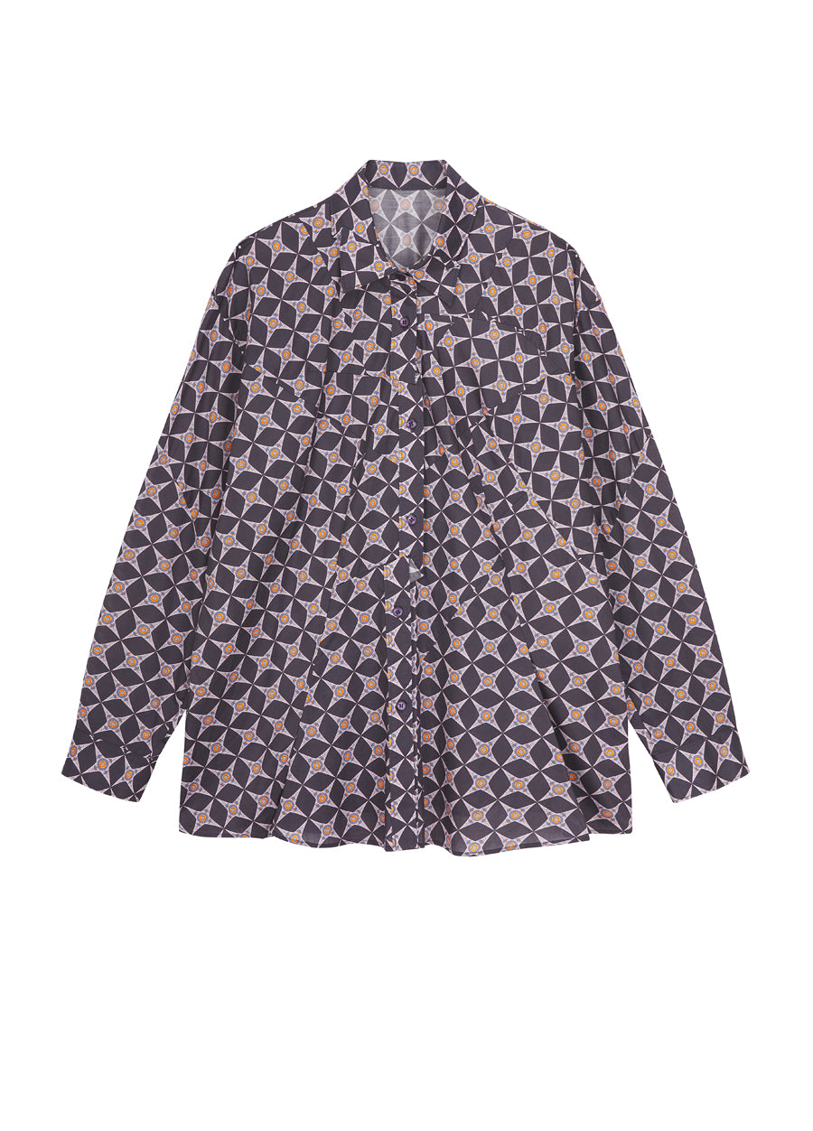 Shirt / JNBY Cotton Long-sleeved Shirt(100% cotton)