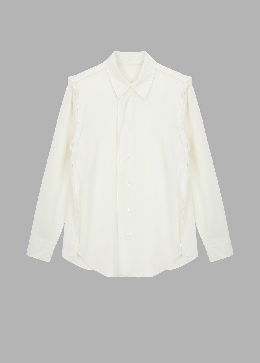 Shirt / JNBY Silk Long-sleeved Shirt(93% silk 7% Spandex)